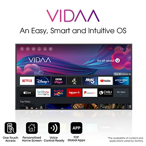 Hisense 32A4EGTUK 32" HD Smart TV, Natural Colour, DTS, Disney+