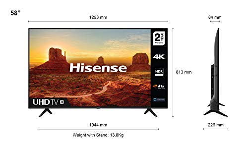 HISENSE 43-inch 4K UHD HDR Smart TV, Alexa built-in