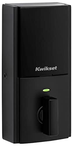 Kwikset Contemporary Smart Lock Deadbolt Z-Wave Iron Black