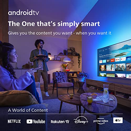 PHILIPS 65-Inch 4K LED TV with Ambilight