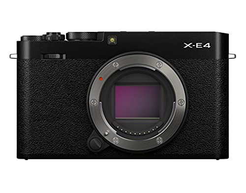 FUJIFILM X-E4 Black Mirrorless Camera