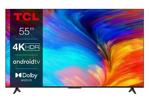 55" TCL 4K Smart TV with Android, Bezel-less