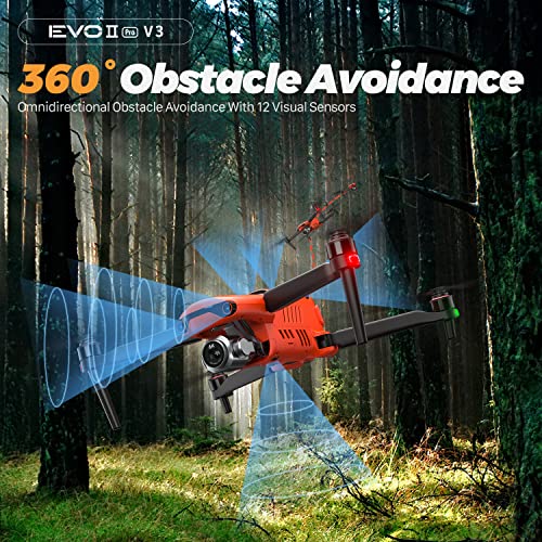 Autel EVO 2 PRO V3 Drone Bundle, 6K Video, Moonlight Algorithm