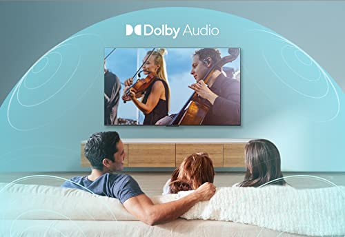 55" TCL 4K Smart TV with Android, Bezel-less