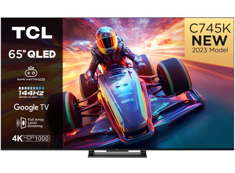 TCL 65C745K QLED Smart TV with Google Assistant