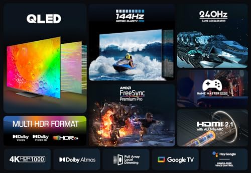 TCL 65" QLED 4K Smart TV, Game Master Pro