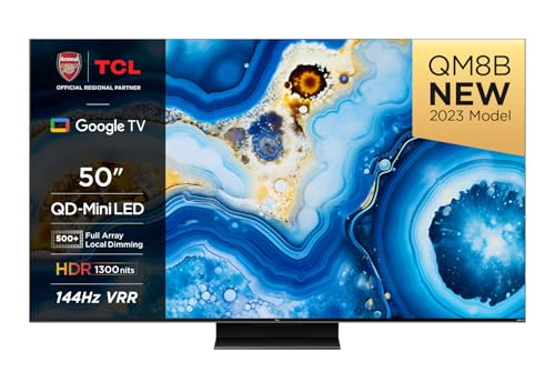 TCL 50-inch QLED Smart TV with Google TV