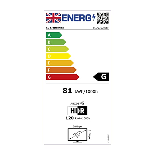LG 55" 4K Smart TV - LED UQ75