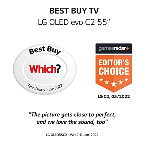 LG C2 55" 4K Smart TV OLED