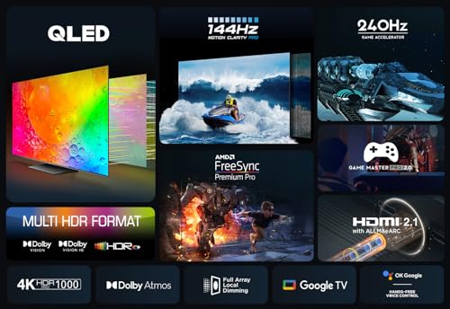 TCL 65C741K 65" QLED TV 4K Smart Dolby Vision