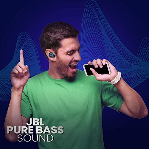 JBL Tune 125 TWS Blue - Wireless Earphones, Powerful Bass
