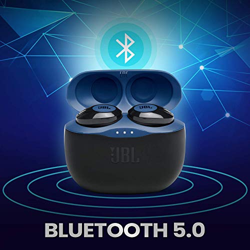 JBL Tune 125 TWS Blue - Wireless Earphones, Powerful Bass