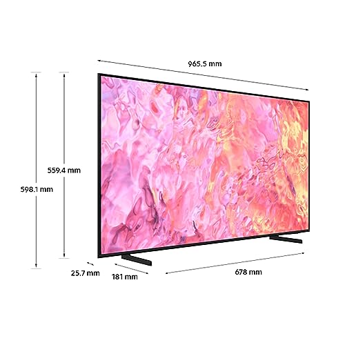 Samsung 43" Q60C QLED 4K Smart TV: Alexa, Ultrawide, Gaming View