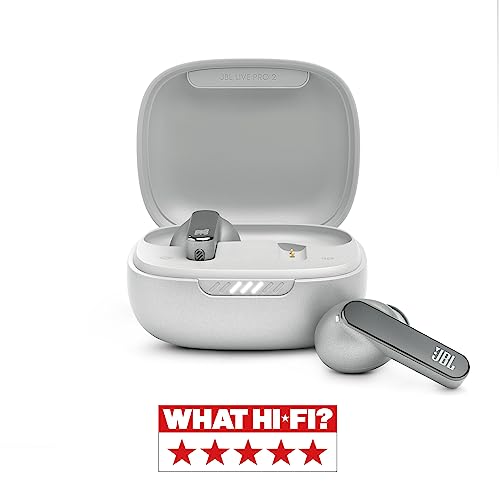 JBL Live Pro 2 TWS Bluetooth Earphones, Silver
