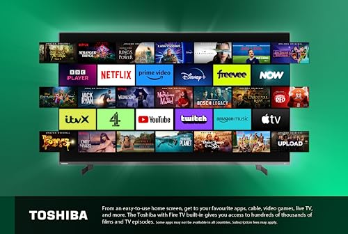 Toshiba 43" QLED 4K Smart Fire TV, TRU Picture Engine