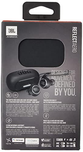 JBL Reflect Aero In-Ear Earphones, Noise Cancelling, Waterproof