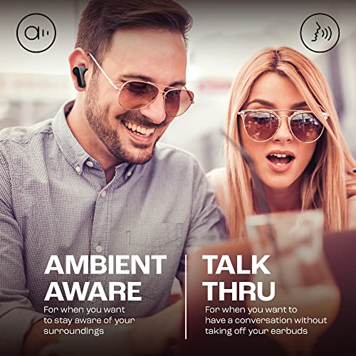 JBL Wave Beam Wireless Earbuds, IP54/IPX2 Waterproof, Black