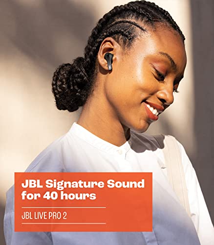 JBL Live Pro 2 TWS Bluetooth Earphones, Silver