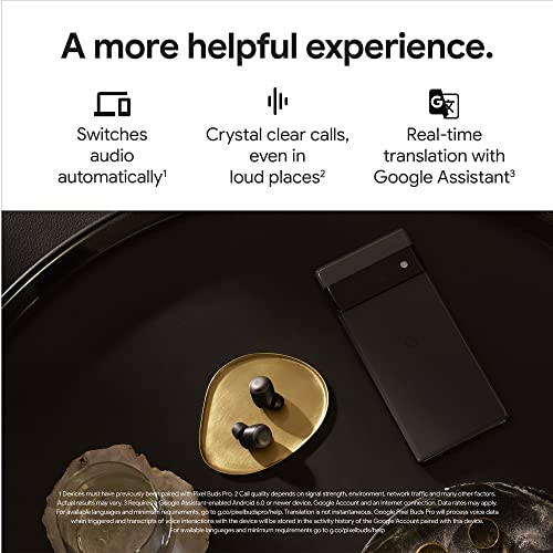 Google Pixel Buds Pro - Charcoal Wireless Bluetooth Earbuds