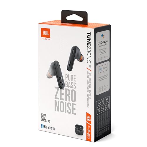 JBL Tune 230NC TWS In-Ear Headphones - Wireless, Noise Cancelling, Black