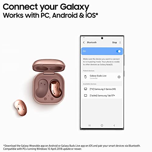 Red Samsung Galaxy Buds Live