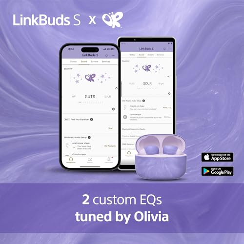 Sony LinkBuds S x Olivia Rodrigo Wireless Earbuds - Violet