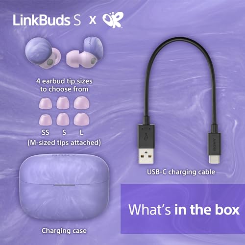 Sony LinkBuds S x Olivia Rodrigo Wireless Earbuds - Violet