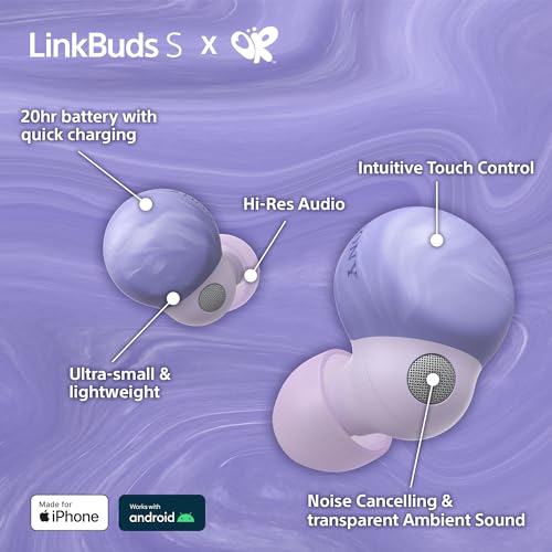 Sony LinkBuds S x Olivia Rodrigo Wireless Earbuds - Violet