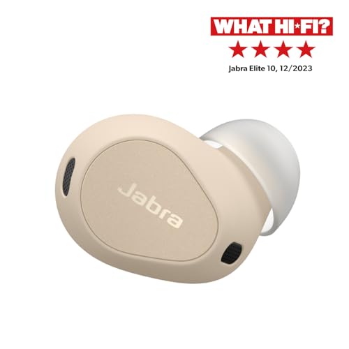 Jabra Elite 10 Wireless In-Ear Bluetooth Earbuds - Cream