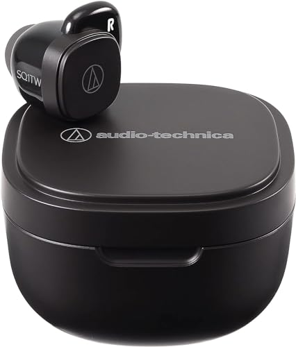 Audio-Technica SQ1TW Black Wireless Earbuds