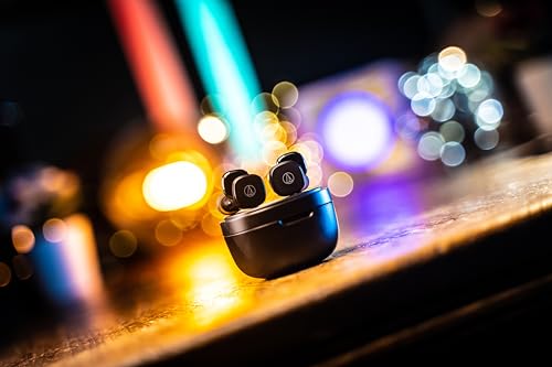 Audio-Technica SQ1TW Black Wireless Earbuds
