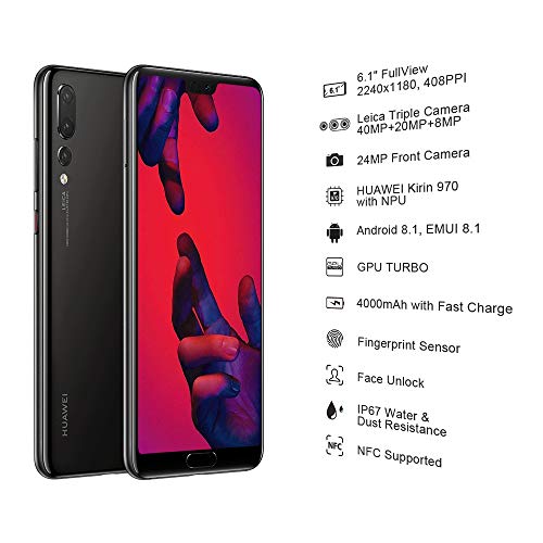 HUAWEI P20 Pro 128 GB Black Smartphone, UK