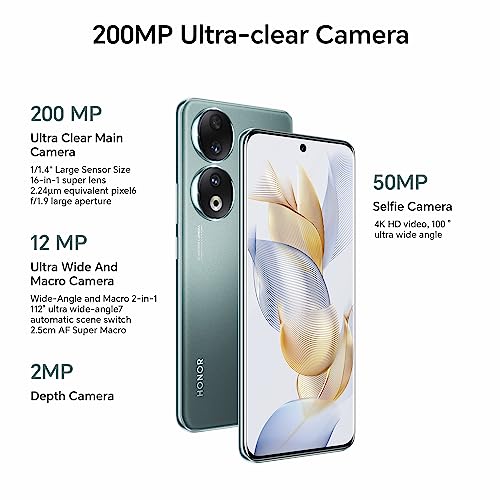 HONOR 90 Smartphone 5G, 200MP Triple Camera, 6,7” Display