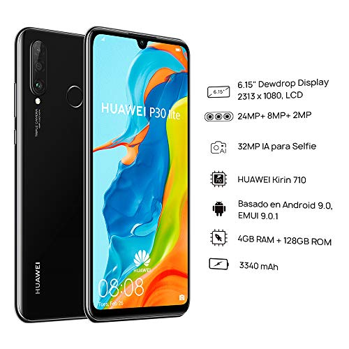 HUAWEI P30 Lite 128GB Smartphone Triple Camera Black