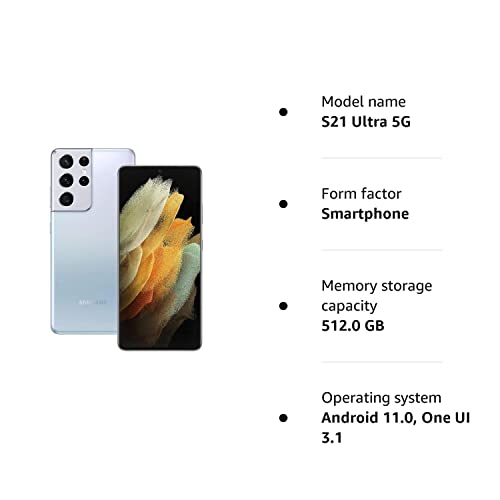 Samsung Galaxy S21 Ultra 5G 512GB Silver Unlocked