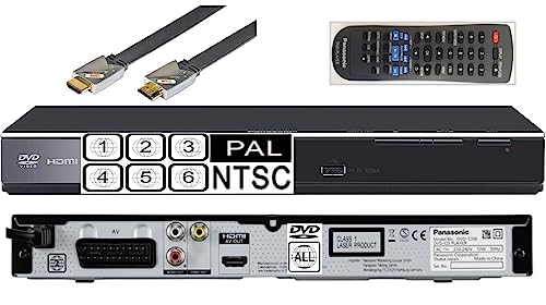 Panasonic DVDS700 Multiregion DVD/CD Player HDMI Upscaler 1080p