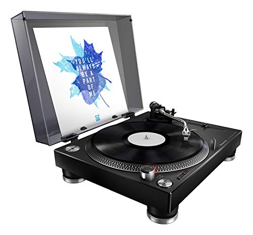 Pioneer DJ PLX-500 Direct Drive DJ Turntable, Black
