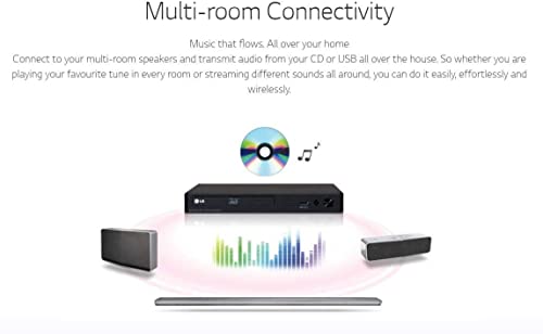 LG BP350 Blu-Ray Player with Multi Region DVD