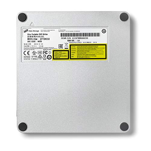 Slim Portable Hitachi-LG GP70 External DVD Drive, 8x Speed