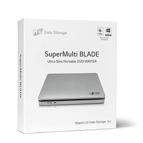 Slim Portable Hitachi-LG GP70 External DVD Drive, 8x Speed