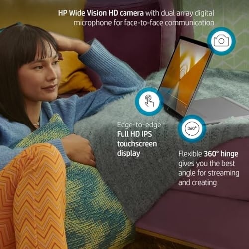 HP Pavilion X360 2-in-1 Touch Laptop, 14" FHD