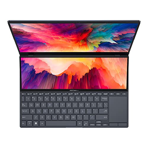 ASUS Zenbook Pro 14 Duo OLED Laptop, Intel i9, NVIDIA RTX 4060, 32GB RAM, 2TB SSD