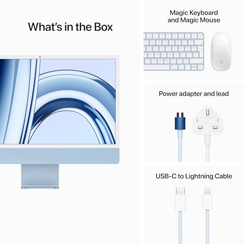 Apple 2023 iMac all-in-one desktop with M3 chip