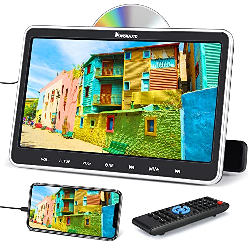 NAVISKAUTO 10.1” In Car DVD Player, HDMI, 1080p