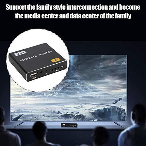 4K Full-HD Digital Media Player, HDMI USB S/SPDIF