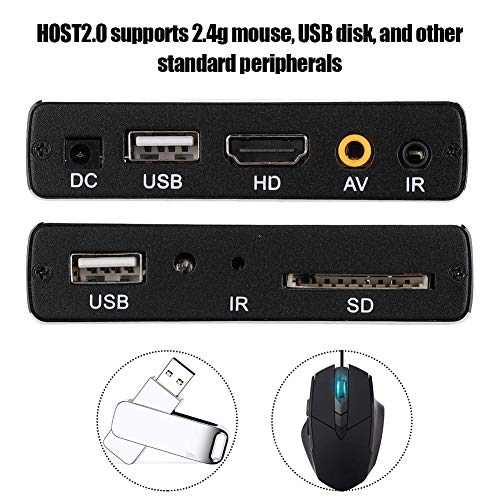 4K Full-HD Digital Media Player, HDMI USB S/SPDIF