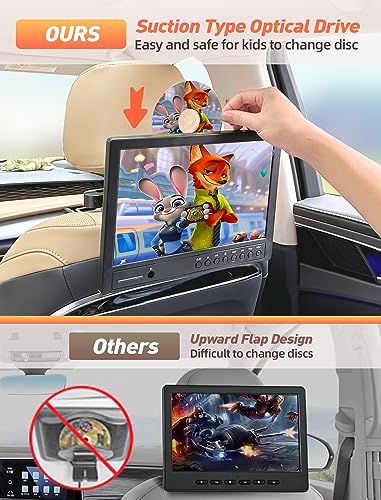 12.5" Car DVD Player with Headrest Mount and HDMI