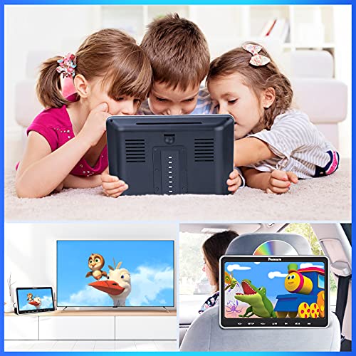 NAVISKAUTO 10.1” In Car DVD Player, HDMI, 1080p