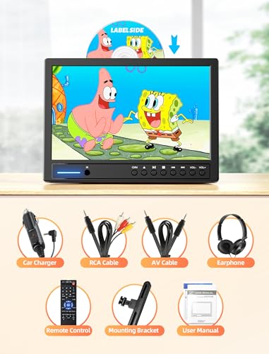 12.5" Car DVD Player with Headrest Mount and HDMI