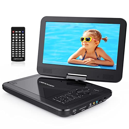12" DBPOWER Portable DVD Player with Swivel Screen